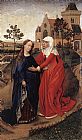 Rogier Van Der Weyden Canvas Paintings - Visitation